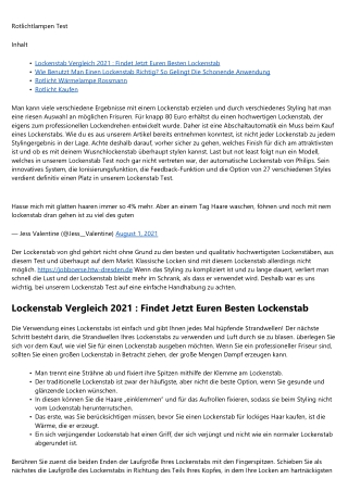 Alles über  Lockenstab Mit Batterie