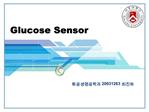 Glucose Sensor