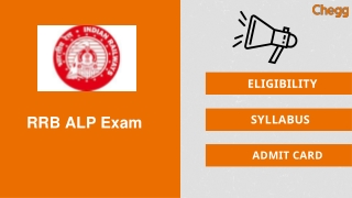 RRB ALP Govt Exam