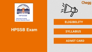 HPSSSB Govt Exam