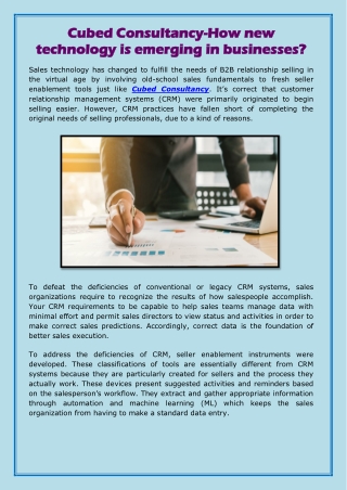 Cubed Consultancy-How new technology is emerging in businesses-converted