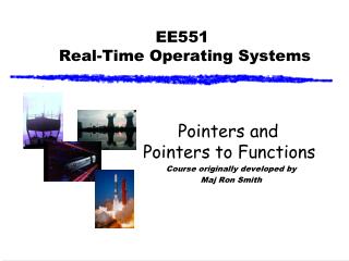 EE551 Real-Time Operating Systems