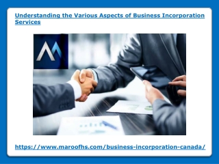 Various Aspects of Business Incorporation Services