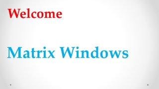 Contact for Best uPVC Windows in Delhi