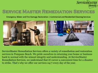 Best Restoration Company in Pompano Beach - Service Master