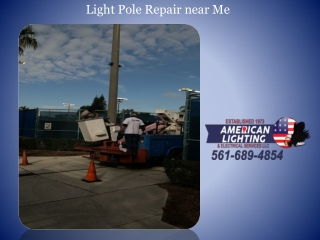 Light Pole Repair near Me