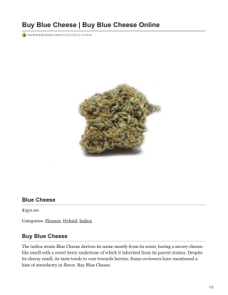 Blue Cheese