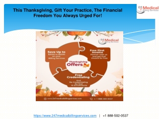 This Thanksgiving, Gift Your Practice, The Financial Freedom You Always Urged For