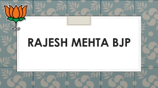 Rajesh mehta bjp