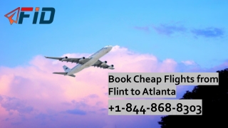 Book Cheap Flights from Flint to Atlanta