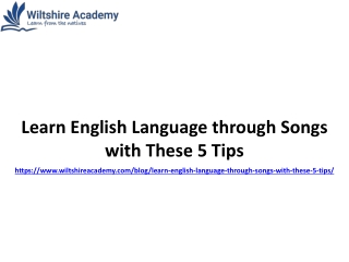 Learn English Language through Songs with These 5 Tips