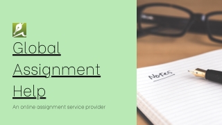 Online Assignment Service Provider- Global Assignment Help