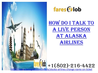 How do I Talk to a Live Person at Alaska Airlines