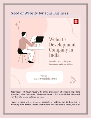 Need of Website for Your Business