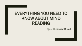 Everything You Need To Know About Mind Reading