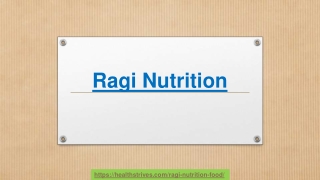 Health Benefits From Ragi Nutrition With Higher Potassium And Calcium