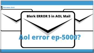 AOL Blerk error 5 Support  1-800-319-5804, Resolve AOL Blerk Error 5.