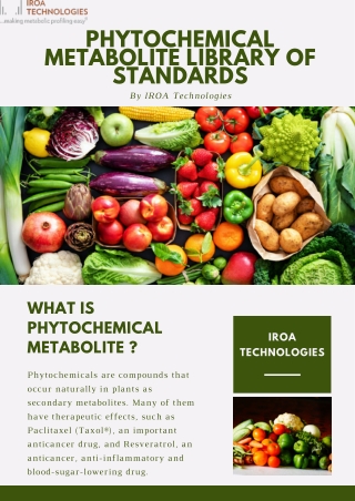 Phytochemical Metabolite Library Of Standards By IROA Technologies