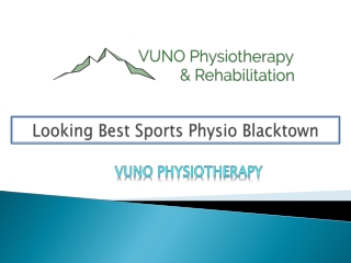 Looking Best Sports Physio Blacktown