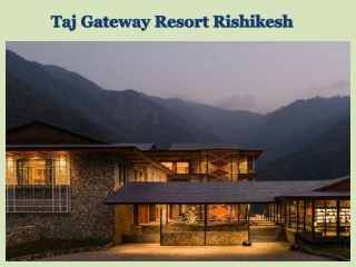 Destination Wedding in Rishikesh - Taj Gateway Resort Rishikesh