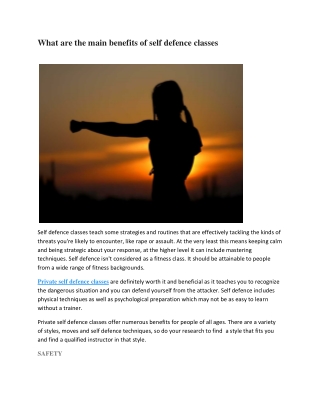 What are the main benefits of self defence classes-converted