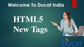 HTML5 New Tags