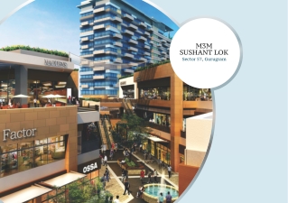 M3M Sushant Lok Sector 57 Gurgaon Brochure