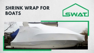 Marine Shrink Wrap Services | Dunedin | New Zealand