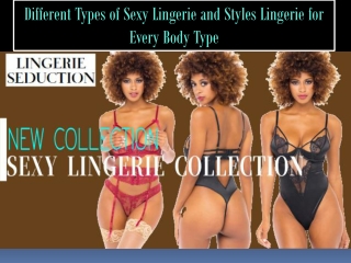 Buy Sexy Lingerie for The First Night - Lingerie Seduction