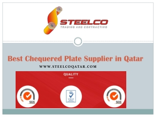 Best Chequered Plate Supplier in Qatar - www.steelcoqatar.com