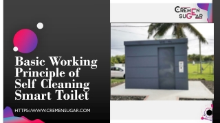 What is the Basic Working Principle of Self Cleaning Smart Toilet