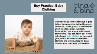 Buy Practical Baby Clothing