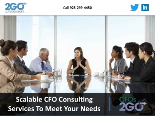 Scalable CFO Consulting Services To Meet Your Needs