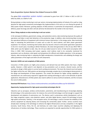Data Acquisition (DAQ) System Market