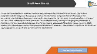 Small Arms Market is Expected to Grow at a CAGR of 5.3% by 2030