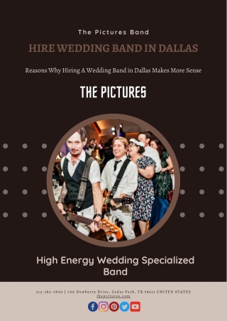 Hire Potential Wedding Bands Dallas to Make an Unforgettable Event