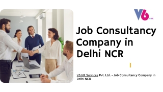 Are You Looking for a Job Consultancy Company in Delhi NCR?