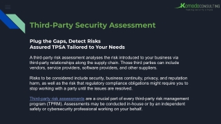 Third-Party Security Assessment