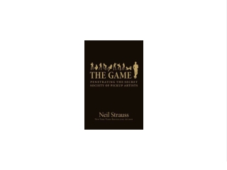 EPUB (EBOOK The Game: Penetrating the Secret Society of Pickup Artists DOWNLOAD EBOOK PDF KINDLE