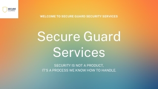 Security Company in Southern California