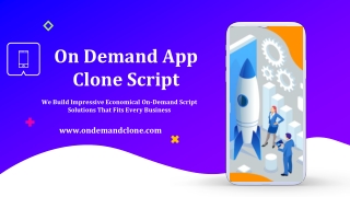 On Demand App Clone Script