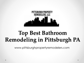 Top Best Bathroom Remodeling in Pittsburgh PA - www.pittsburghpropertyremodelers.com