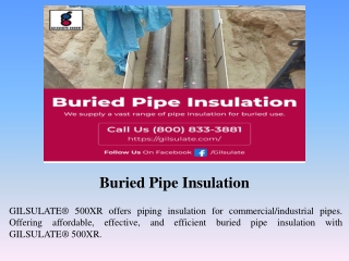 Buried Pipe Insulation