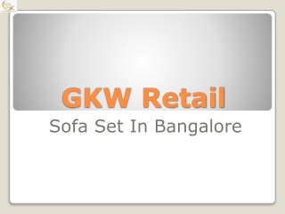 Sofa set in banglore