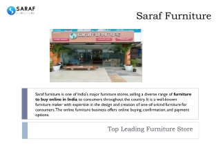 Top Durable Furniture Items - Saraf Furniture