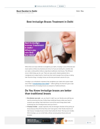 Invisalign Braces Treatment Cost in India