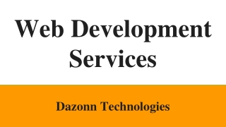 Web Development Services