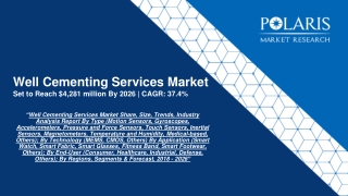 Well Cementing Services Market