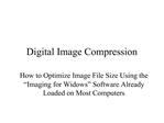 Digital Image Compression