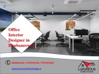 office interior designer in Bhubaneswar